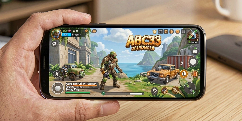 Tampilan antarmuka pengguna ABC33 yang intuitif dan fungsional.