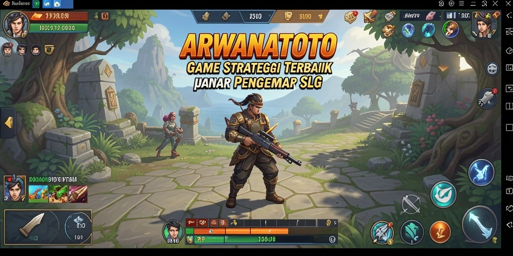 Tampilan gameplay ARWANATOTO yang menarik dan strategis.