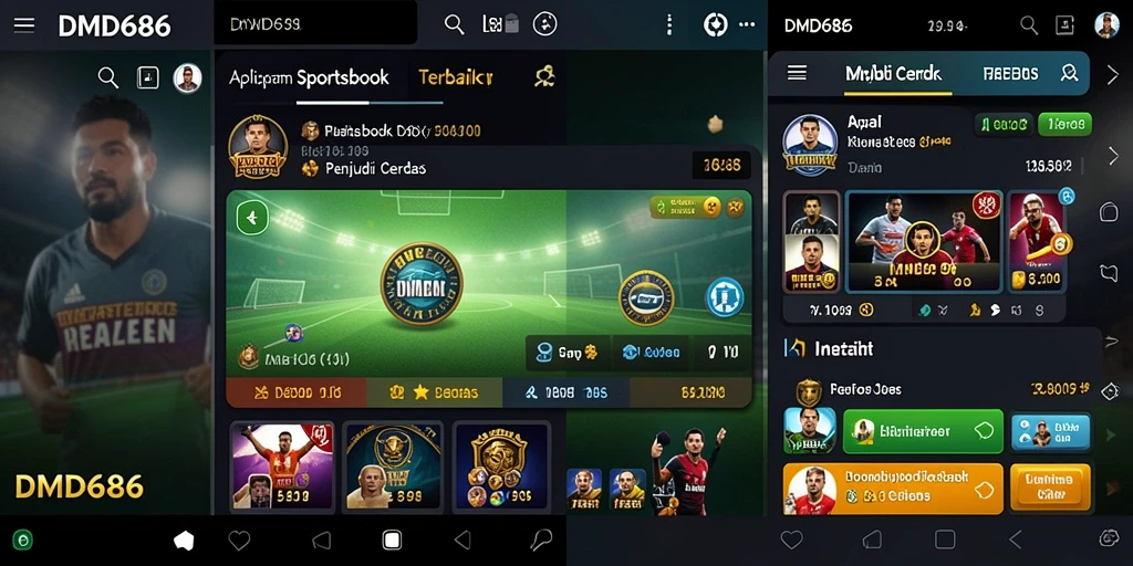 Tampilan gameplay menarik dari DMD686 yang penuh aksi.