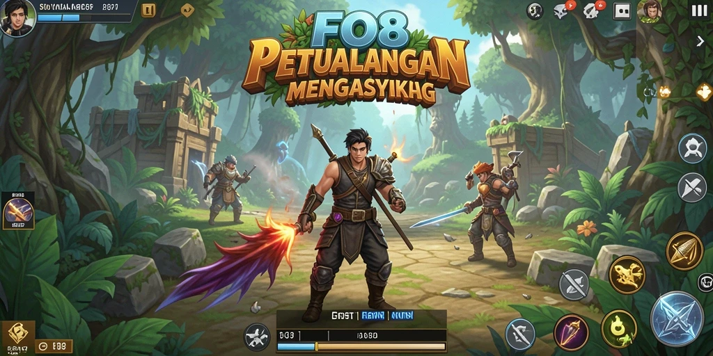 Tampilan gameplay RPG yang menarik dan penuh aksi