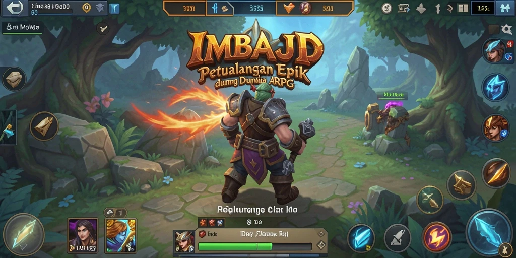 Tangkapan layar menampilkan pertempuran epik di IMBAJP.