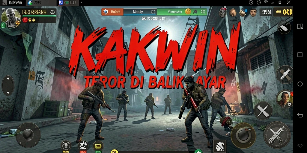 Gameplay KAKWIN yang penuh ketegangan dan kengerian.