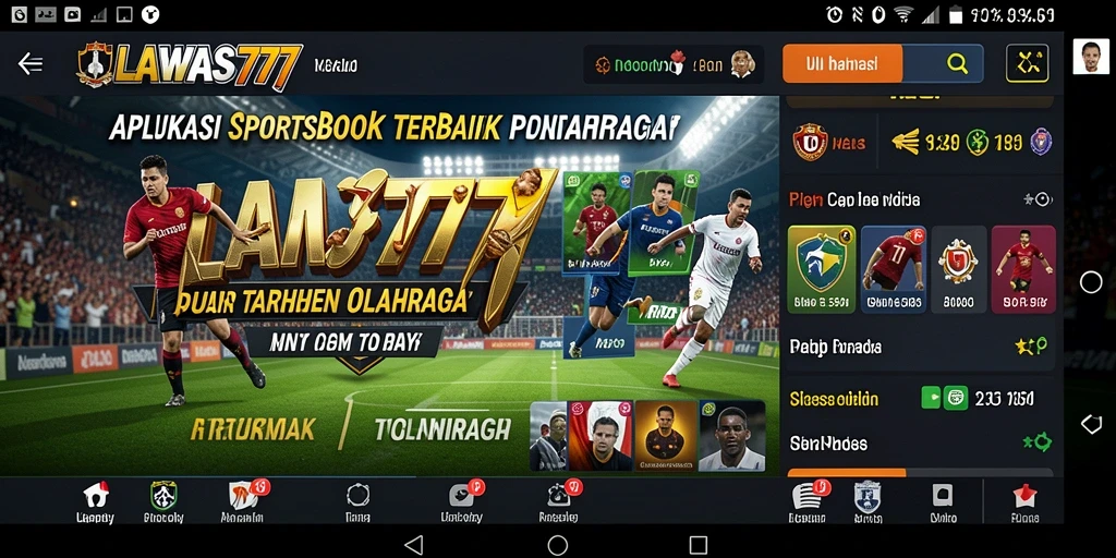 Tampilan menarik dari LAWAS777 saat bertaruh pada olahraga.