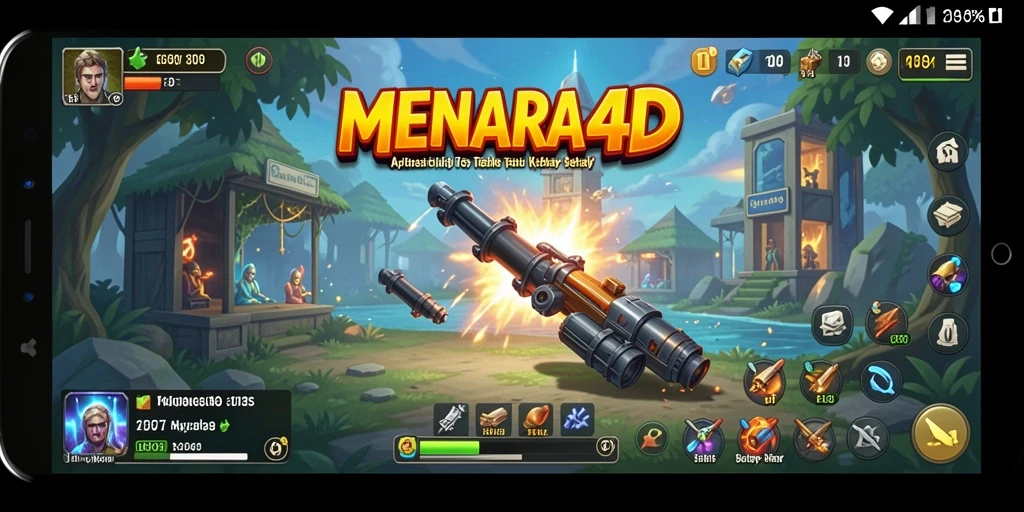 Tampilan antarmuka aplikasi MENARA4D yang intuitif dan bermanfaat.