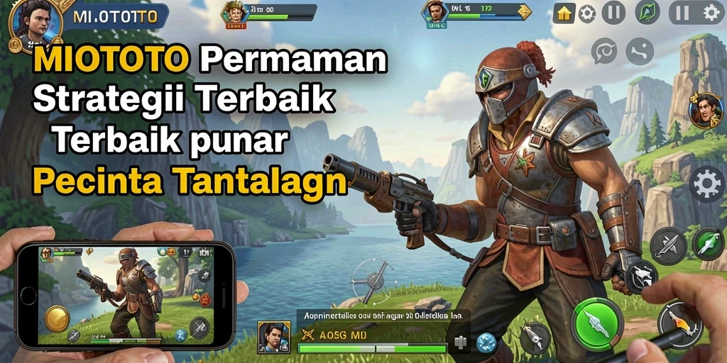 Screenshot gameplay MIOTOTO menampilkan strategi pertarungan yang mendebarkan.