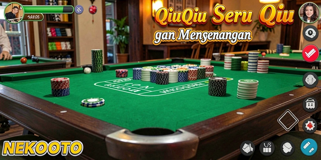 Tampilan gameplay QiuQiu yang menarik di NEKOTOTO.