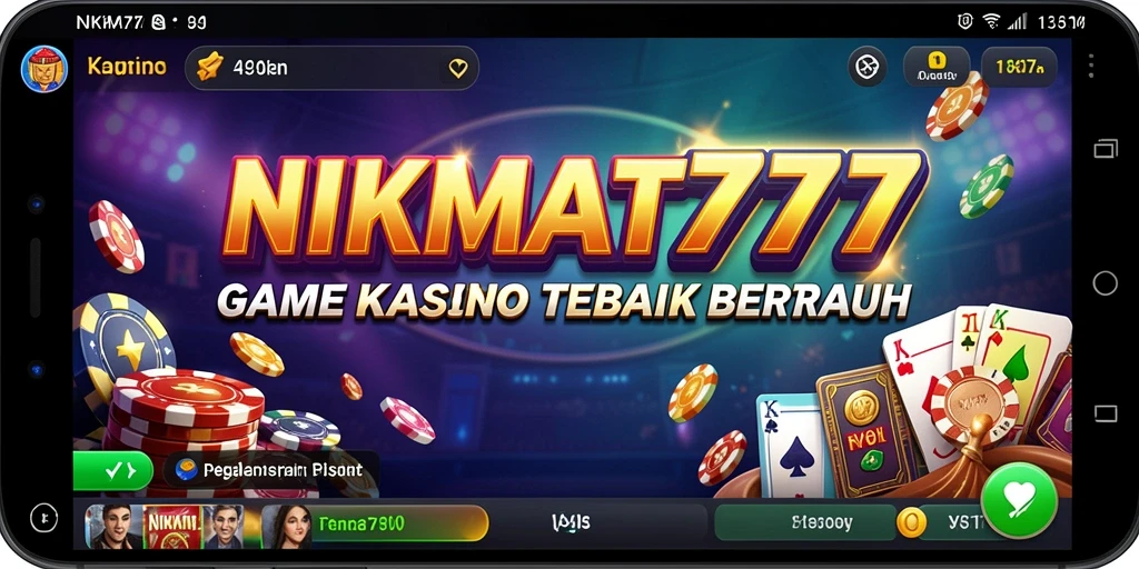 Tampilan menarik gameplay Kasino NIKMAT777 yang mendebarkan.