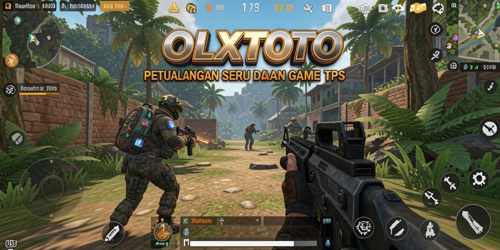 Tangkapan layar utama OLXTOTO menampilkan aksi gameplay TPS yang mendebarkan.
