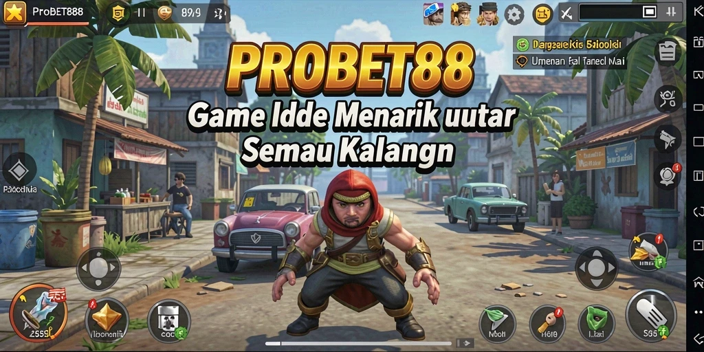 Tampilan gameplay seru dari PROBET88 dengan elemen Idle.