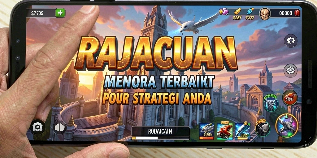 Gameplay seru dari RAJACUAN dalam pertahanan menara.