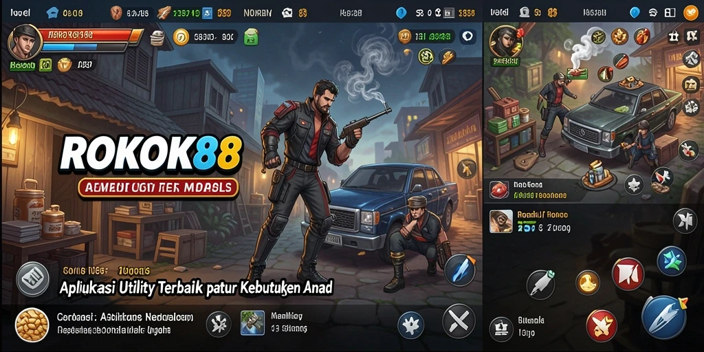 Tampilan screenshot ROKOK88 yang menampilkan fitur pengingat dan analisis pengeluaran.
