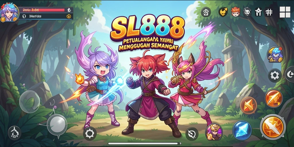 Tampilan screenshot gameplay yang menampilkan aksi seru dalam SL888.