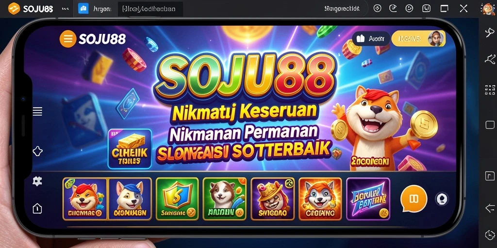Tampilan gameplay seru dan menarik dari SOJU88