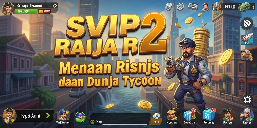 Tampilan gameplay SVIP2 yang menampilkan strategi bisnis yang menarik.